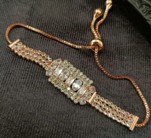 Discount Sale🥰Rose gold plated AD stone Bracelet