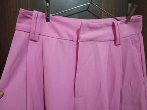 Pink Wide Leg Pants