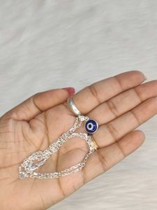 925 Evil Eye Necklace With Hallmark