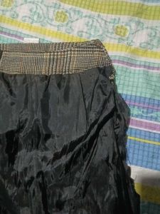 Plaid Pleated Skirt
