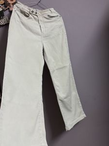 Wide Leg Beige Pants