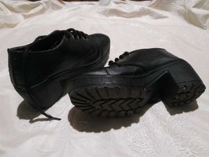 Black Platform Ankle Boots