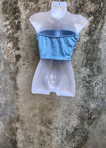 19M. BLUE TUBE SEXY TOP