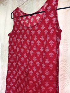 Pink Printed Kurti