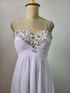 Embellished Chiffon Gown