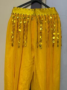 haldi wear Yellow Embellished Harem Pants