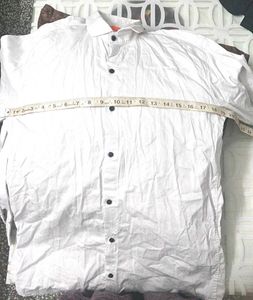 Price Drop White Color Shirt For Men