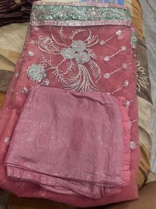 Embroidered Saree