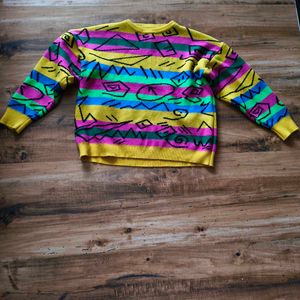 Vintage Patterned korean Sweater