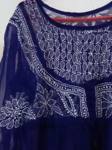 Lucknowi Embroidered Frock