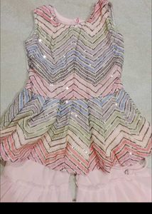 Girls' Pink Ethnic Clothing Set