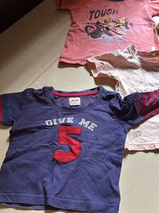 7 No Baby Boy T-shirt Only Combo