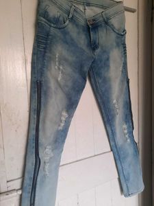 New  Zip Pattern Jeans For Women