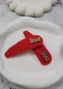 Dior Hairclip With Branding Name