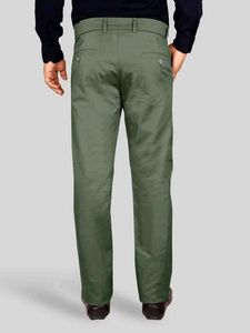 Just Black Olive Green Casual Trousers, 38 Size