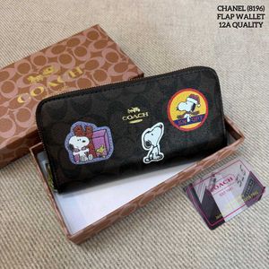 COACH X PEANUT LONG ZIPPER WALLET