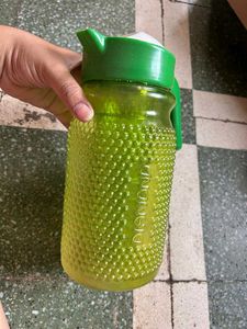 Unbreakable Plastic Drinking Water Jug &amp; Glass