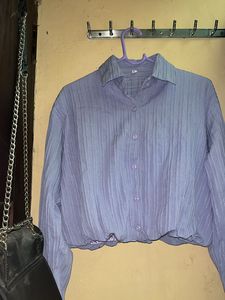 Lavender Crop Top