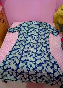 A Line Kurta With Pockets