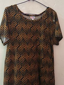Patterned Casual Dress
