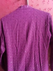 Stylish Purple Kurta
