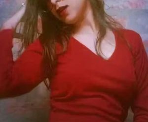 V Neck Full Sleeve Maroon Top Women