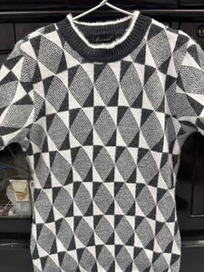 Patterned Knit Sweater