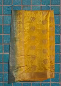 Yellow Banarasi Saree