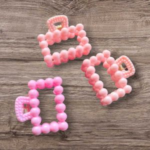 Pink Bubble Hair Clips