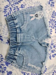 Cute Denim Bunny Shorts