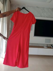 Red Jumpsuit Withbelt