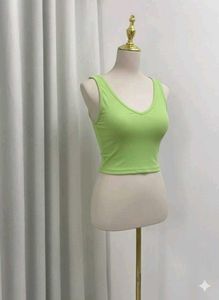 Green Tank Top - Casual Style