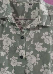 Floral Button-Down Shirt
