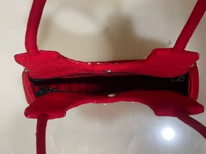 Handcrafted Red Purse