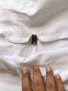 White Casual Pants