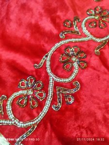 Velvet Heavy Embroidery Cushion Cover..