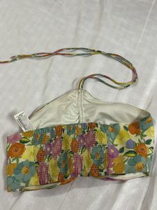 ZARA  FLORAL BIKINI TOP