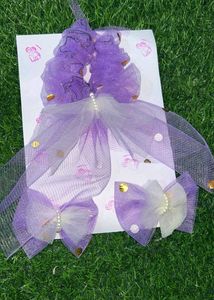 Cute Purple Hair Accessories