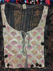 Sparkly Embellished Tunic Top