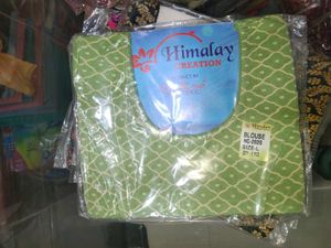 Green Printed Blouse