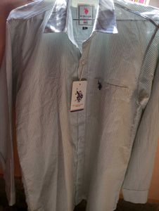 U.S. Polo Assn. Striped Shirt - L. Brand New