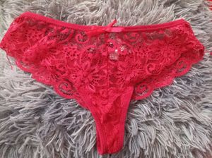 Red Lace Thong