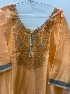 Elegant Peach Kurta