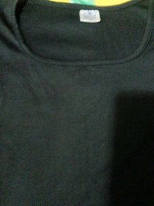 Black Puff Sleeve Top