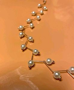 White And Golden Bracelet 💗🫴