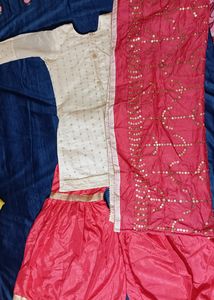 Gajari White Sharara