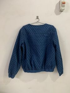 DENIM PUFFER JACKET