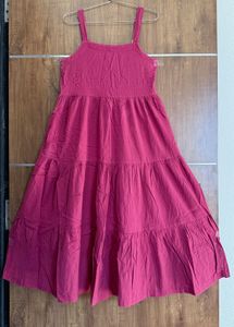 Pink Tiered Sundress