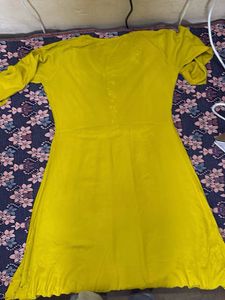 Yellow Casual Dress