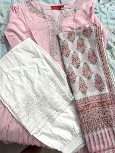 Beautiful Pink Anarkali Suit Set